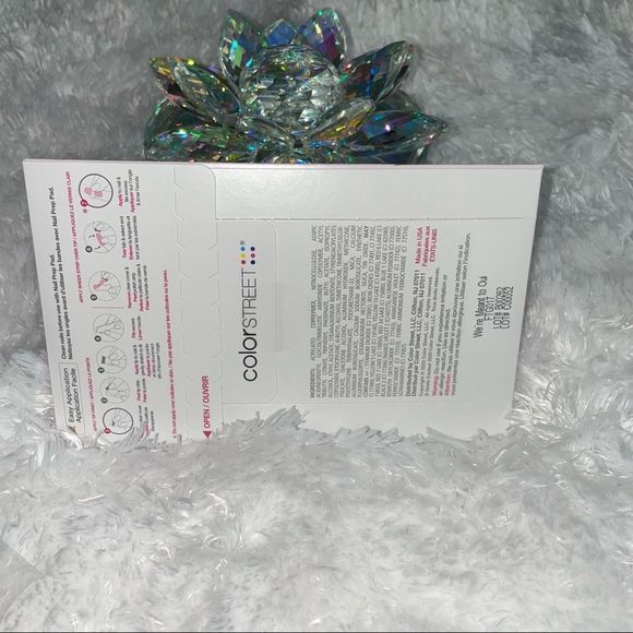 Color Street | We’re Meant to Oui - sparkling silver glitter tips, French Mani - Picture 9 of 9